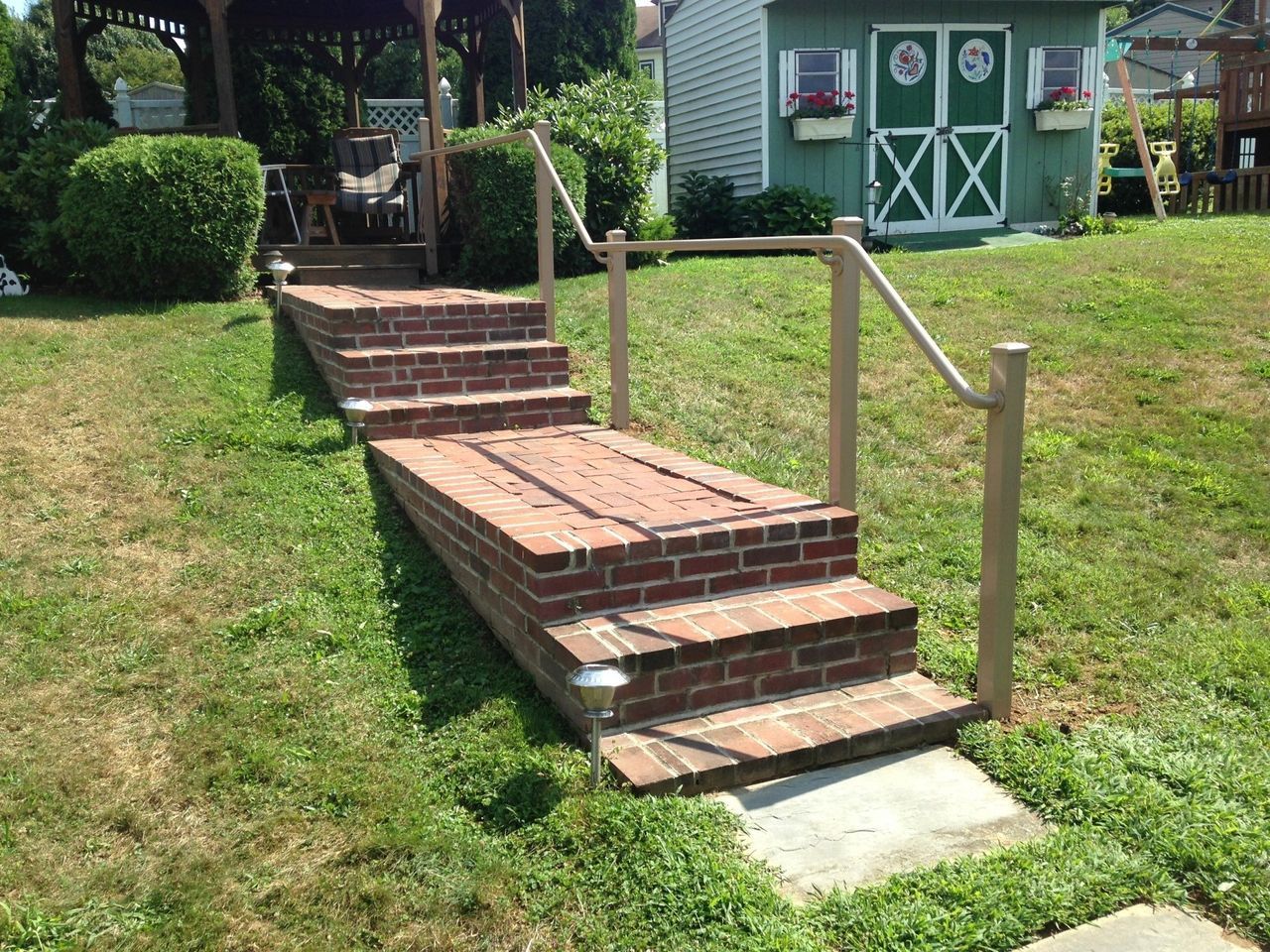 Railings On Brick Stairs — Hatboro, PA — Main Street Fence