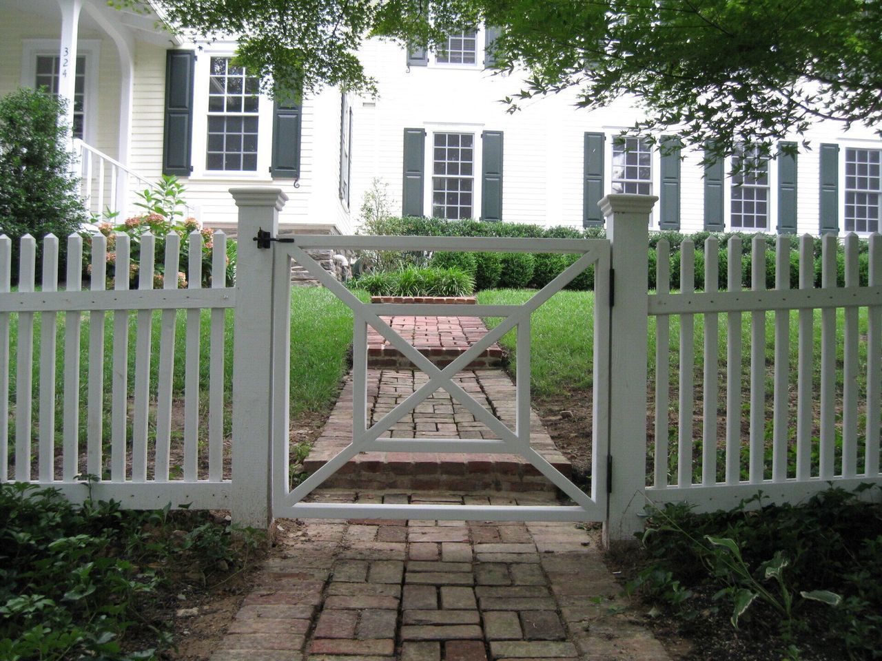 Two By Two Picket Fence With Gate — Hatboro, PA — Main Street Fence