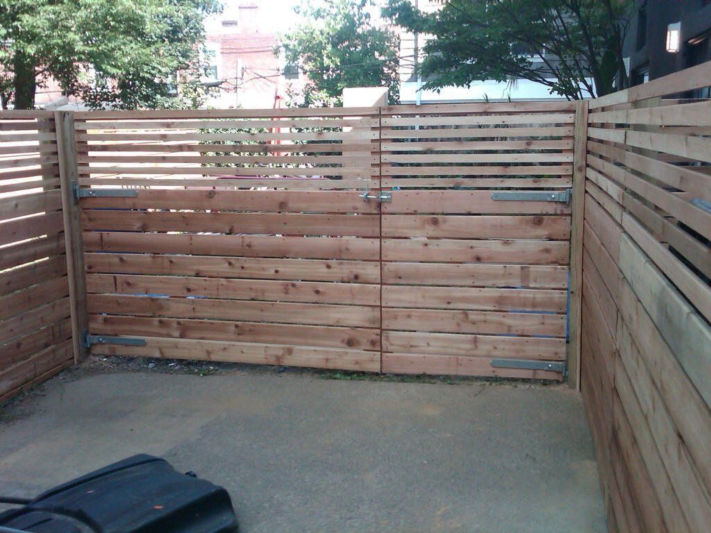 Brown Horizontal Fence — Hatboro, PA — Main Street Fence