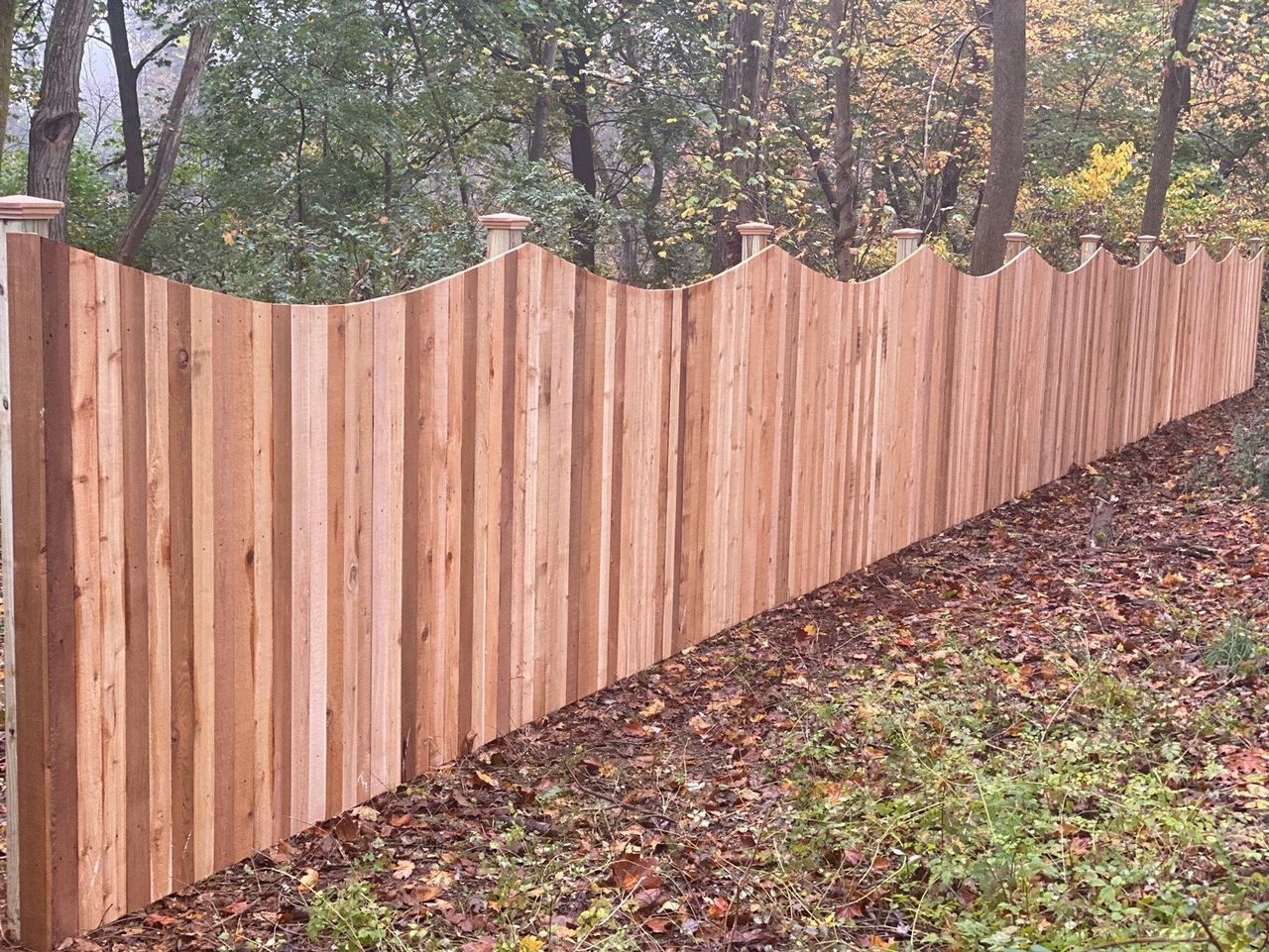 Scalloped Fence — Hatboro, PA — Main Street Fence