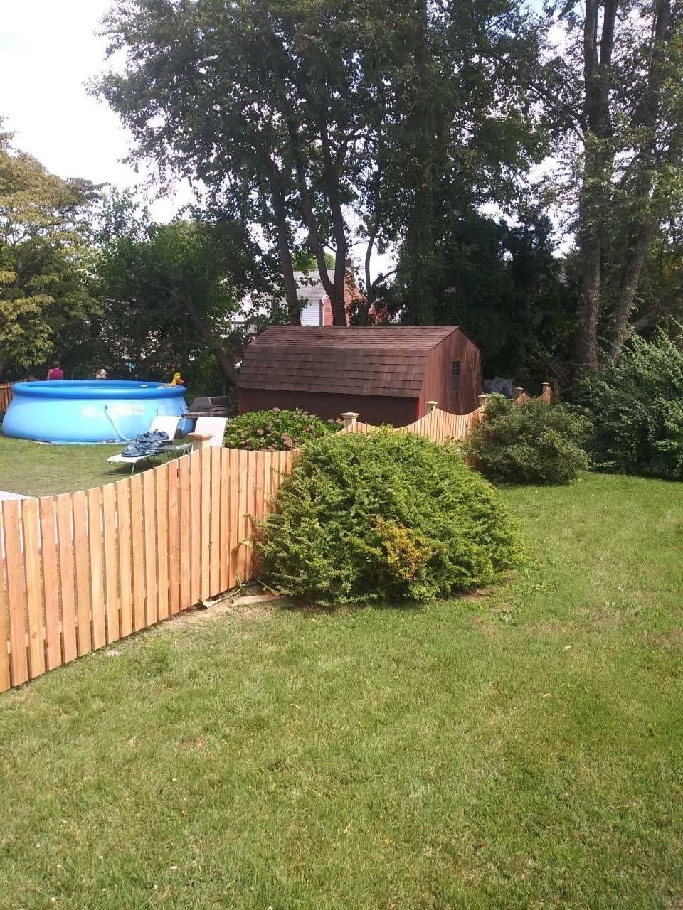 Picket Fence In Yard — Hatboro, PA — Main Street Fence
