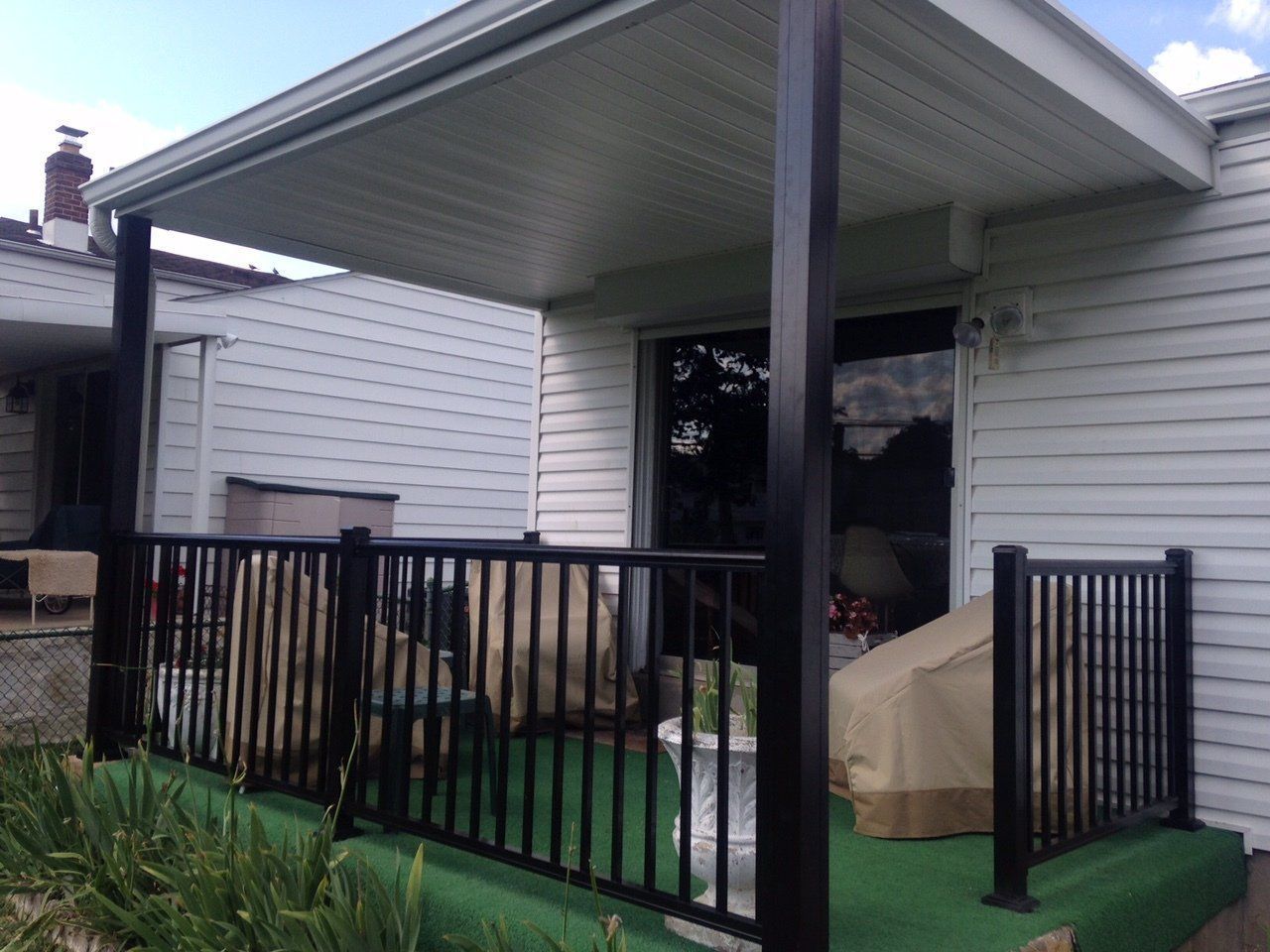 View Of Black Railings — Hatboro, PA — Main Street Fence