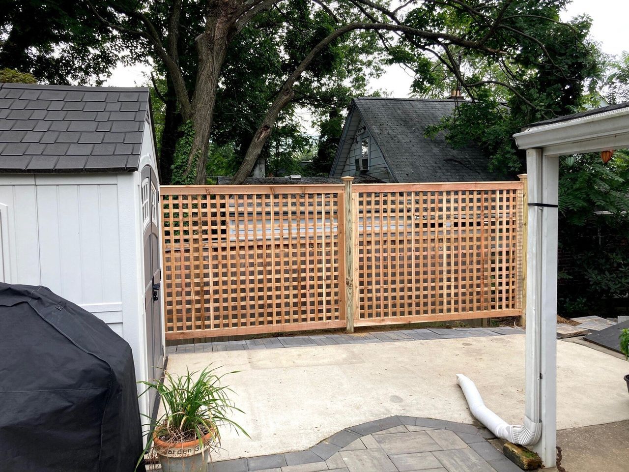 Framed Panel In Front Of House — Hatboro, PA — Main Street Fence