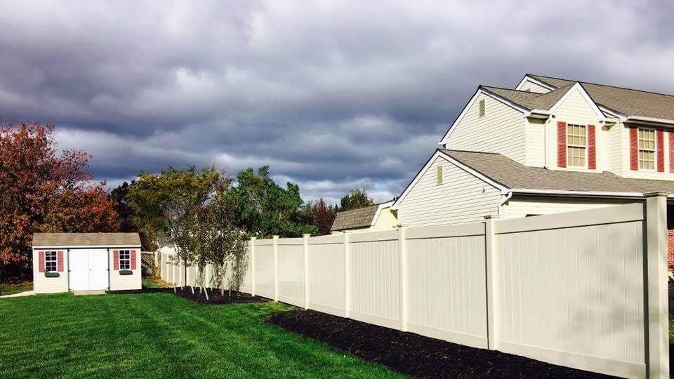 Vinyl Fence Beside House — Hatboro, PA — Main Street Fence