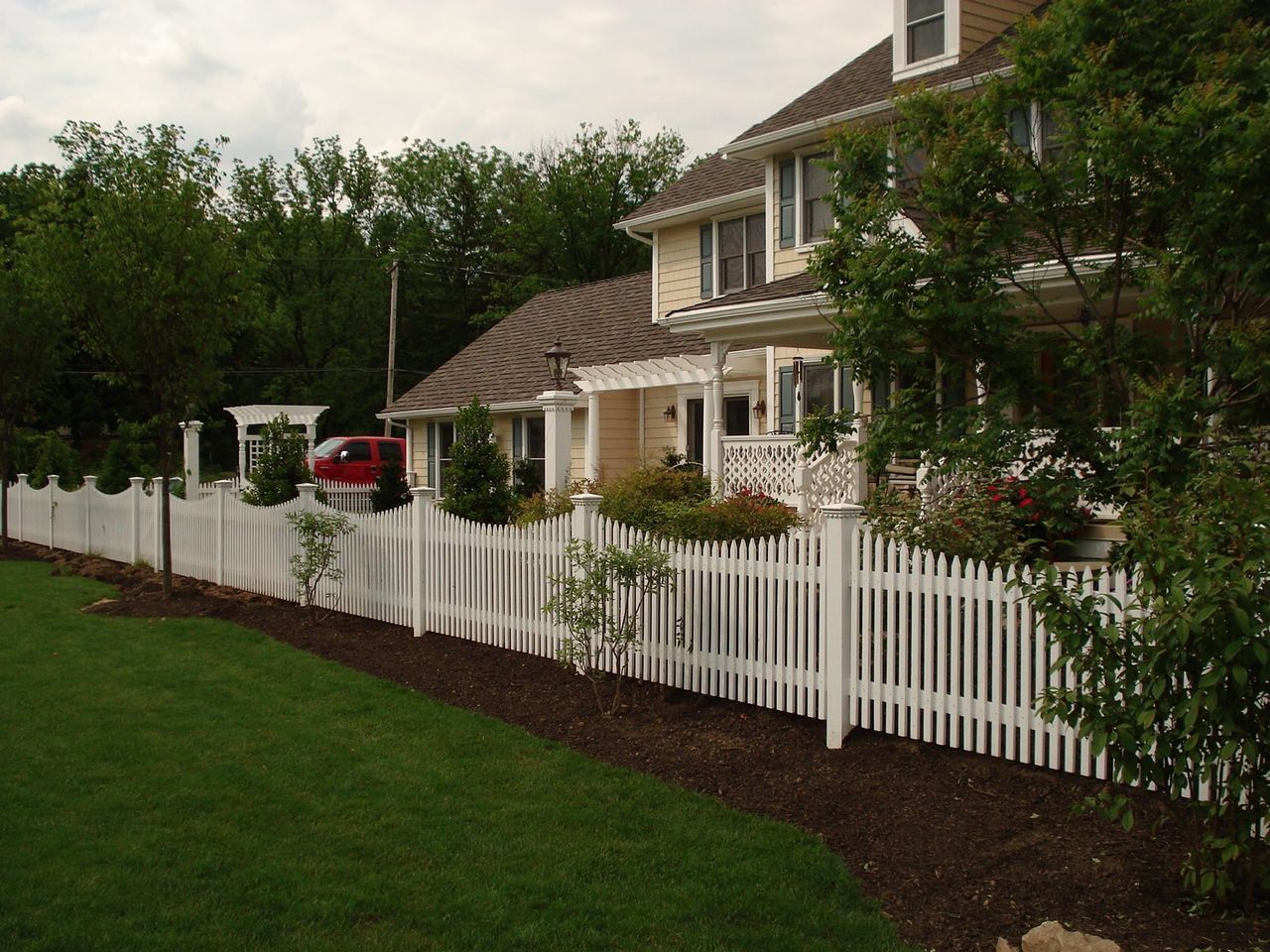 View Of Brown House — Hatboro, PA — Main Street Fence