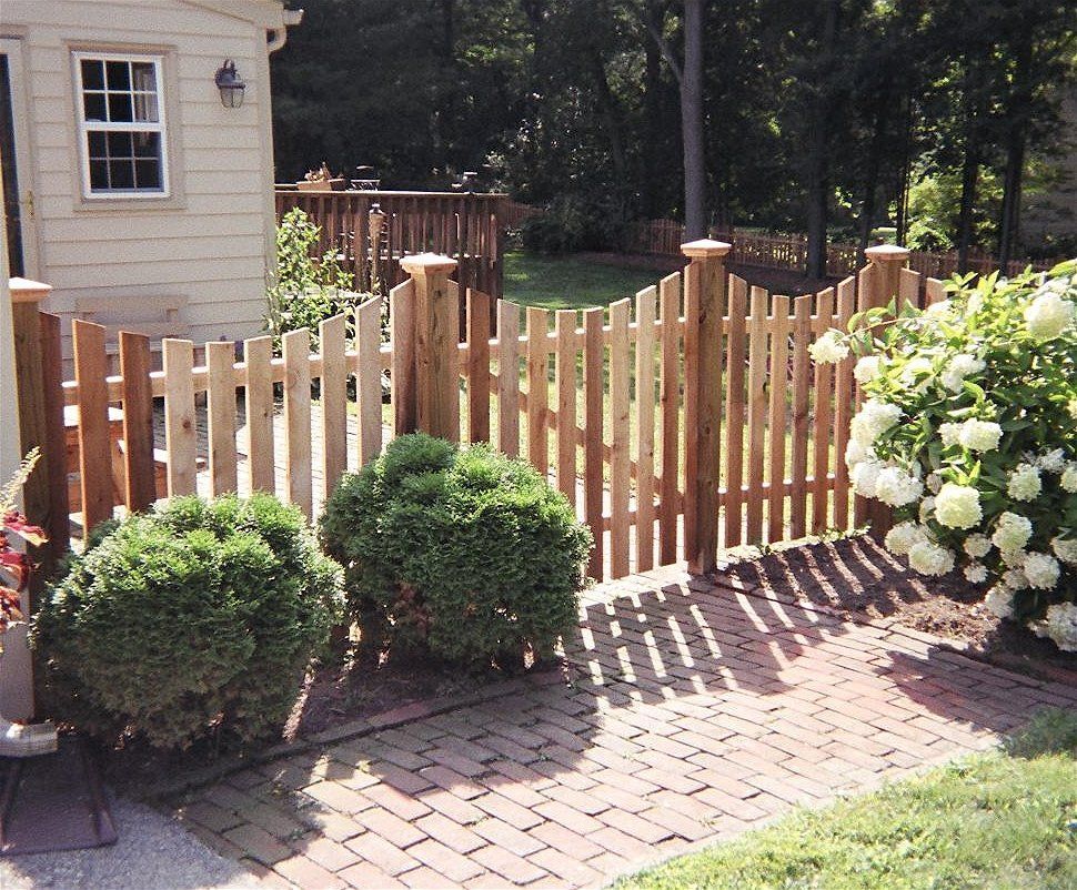 Front View Of Spaced Picket Fence — Hatboro, PA — Main Street Fence