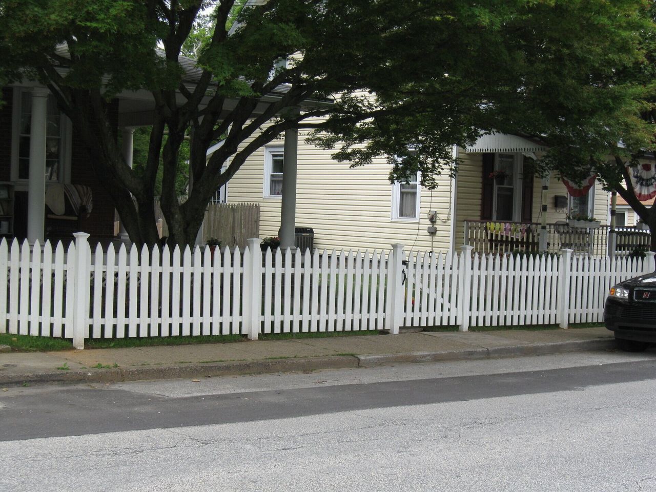 White Spaced Picket Fence — Hatboro, PA — Main Street Fence