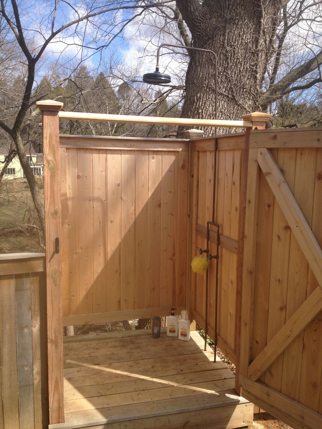 View Of Framed Enclosure — Hatboro, PA — Main Street Fence