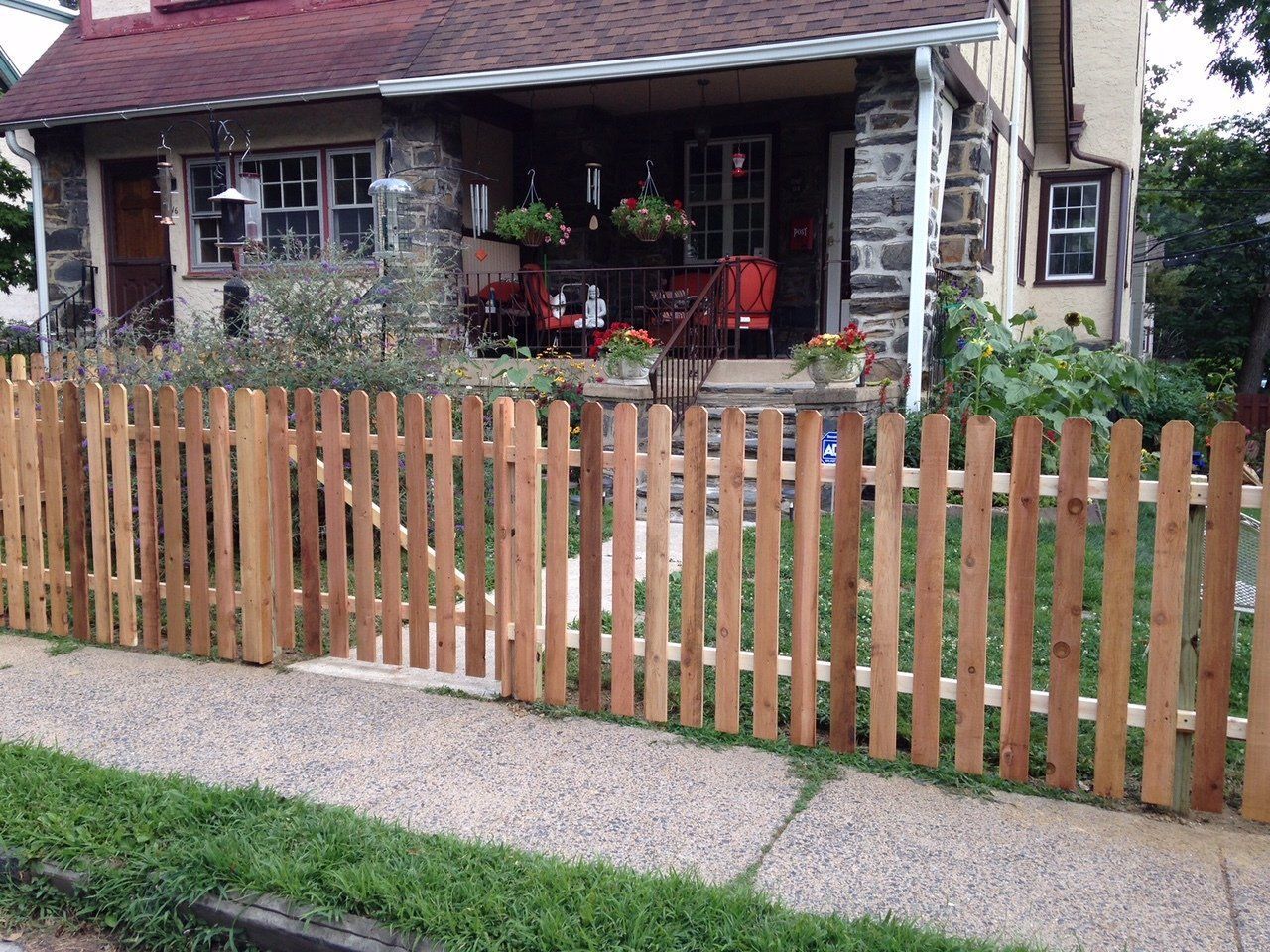 View Of House Picket Fence — Hatboro, PA — Main Street Fence