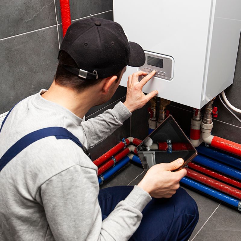 Checking The Water Heater