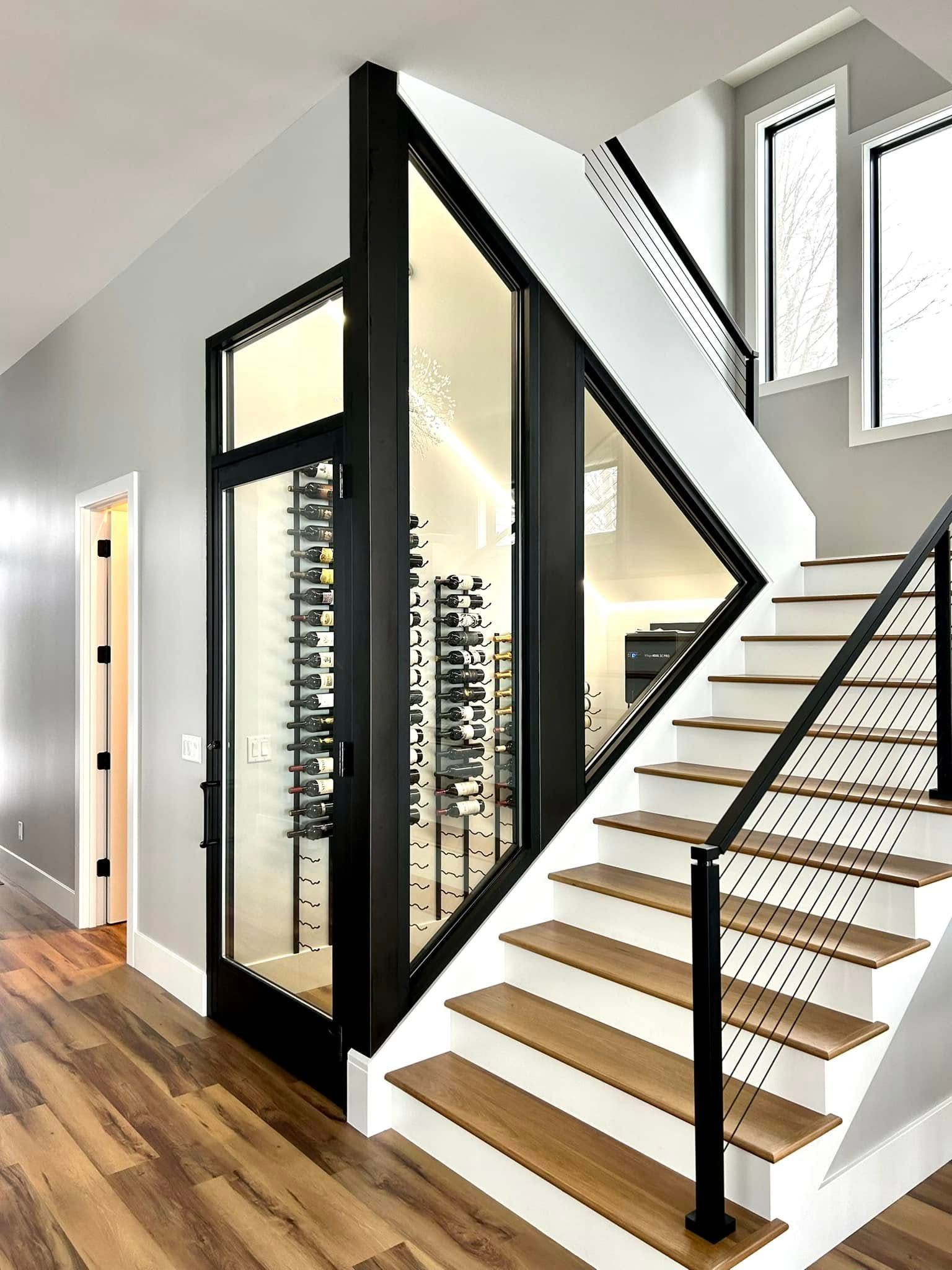 wine cellar glass enclosure