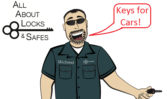 A man is holding a car key and talking about keys for cars