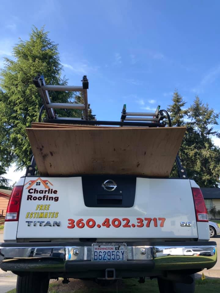 CALL Charlie roofing for all roof services.