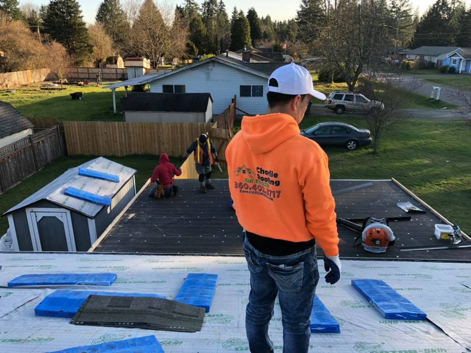 Call Charlie Roofing now for a free estimate. Olympia, Lacey, Tumwater roofing services.