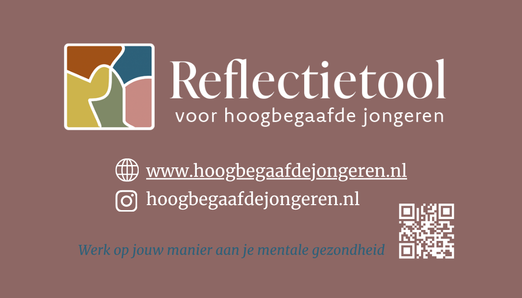 Afbeelding van het logo van de reflectietool voor hoogbegaafde jongeren.