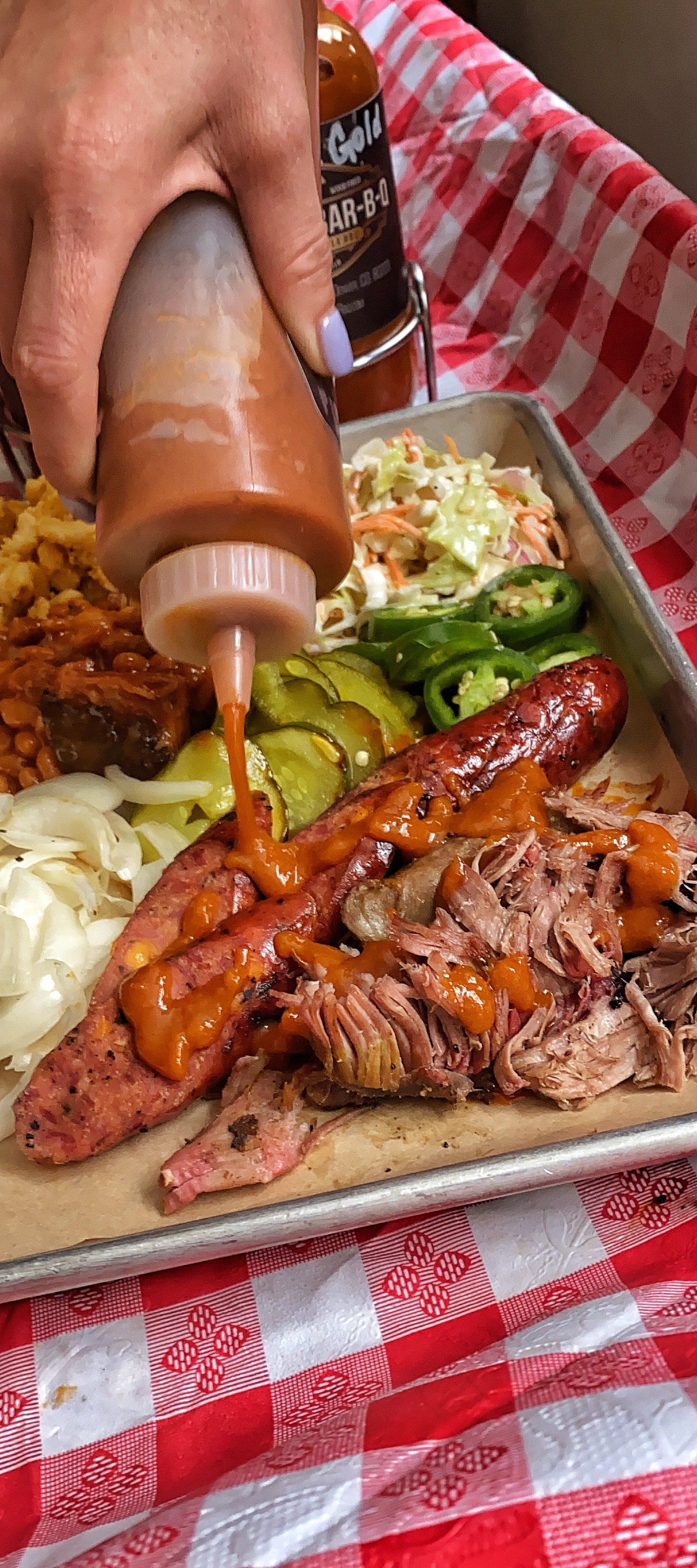 TexasStyle Pitsmoked BBQ AJ's Pit BarBQ Denver