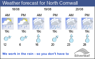It rains a lot in North Cornwall