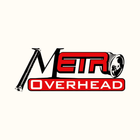 Metro Overhead, blue-gray text on a black background.