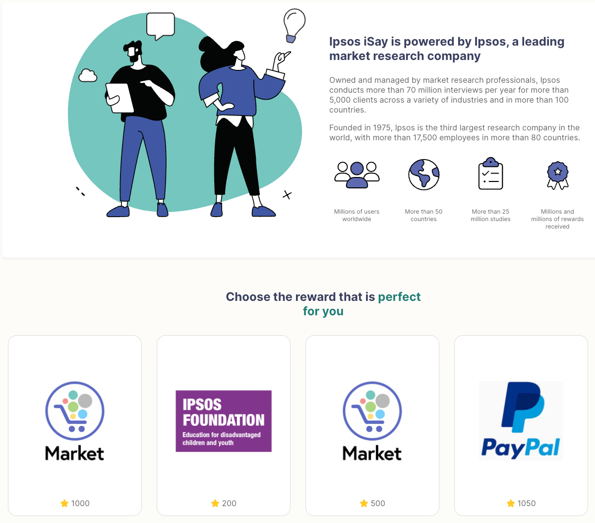 Image of Ipsos iSay Website