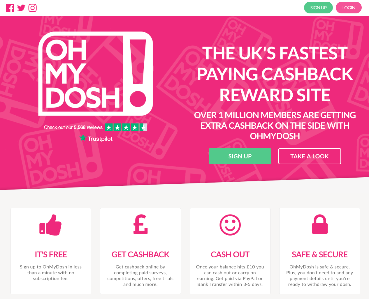 Image of OhMyDosh Website