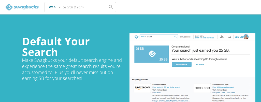 Image of Swagbucks Search Engine