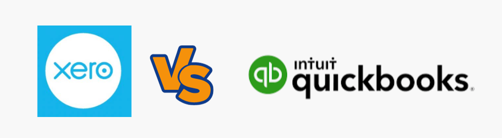 Image of logos of Xero and QuickBooks