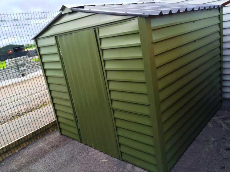 Rural shed with a weathered finish
