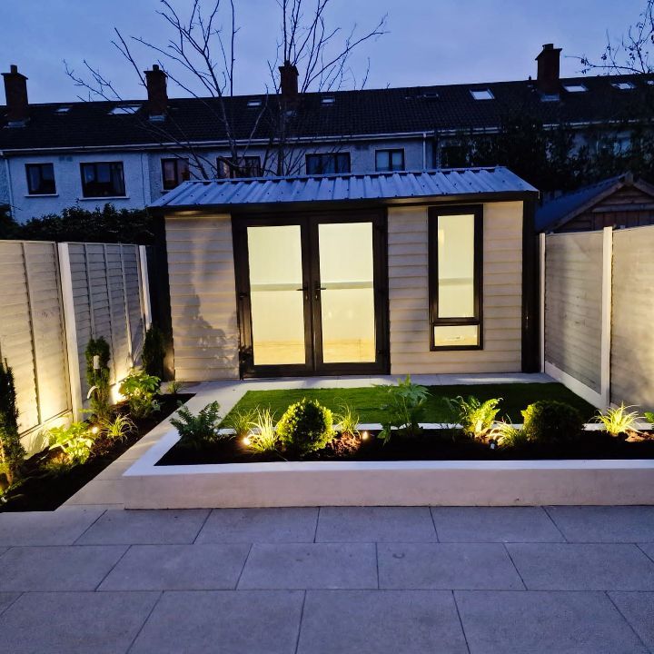 Shed with a minimalist design