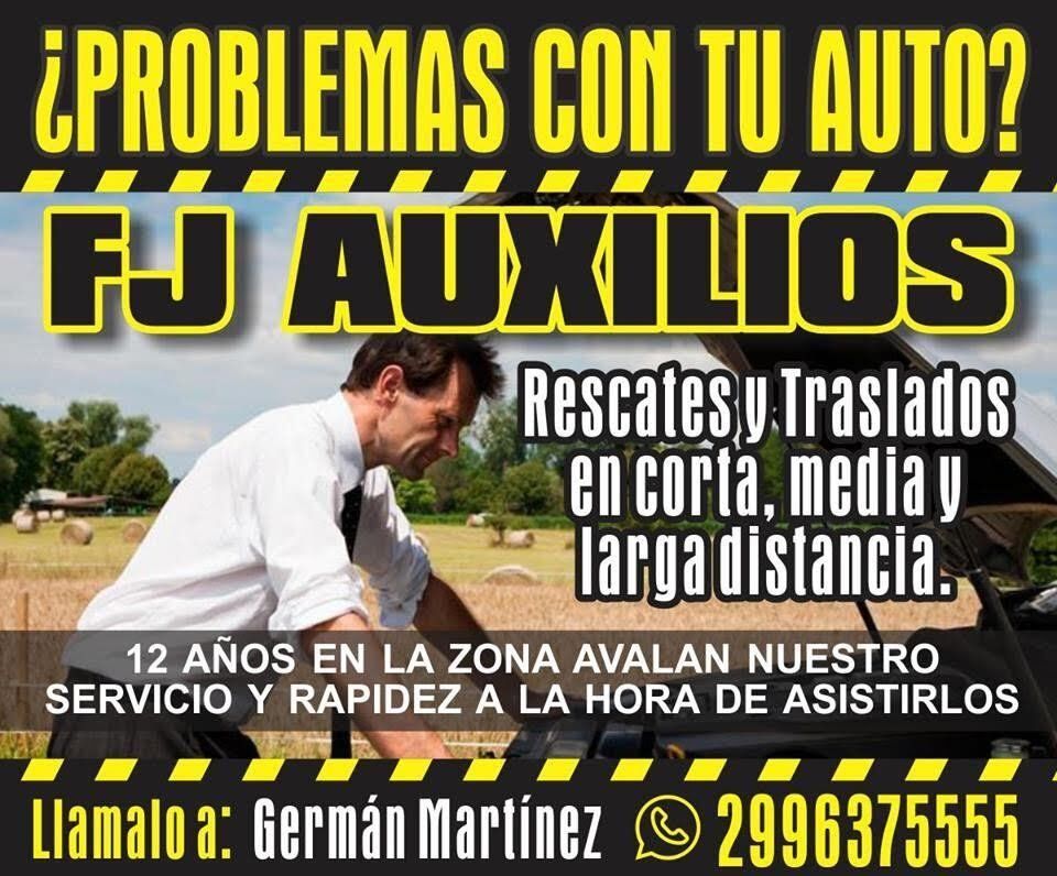 FJ AUXILIOS, REMOLQUES, TRASLADOS Y SERVICIOS