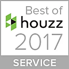 A logo that says best of houzz 2017 service