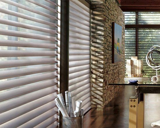 Choosing Custom Window Treatments for Homes Near Sarasota, Florida (FL), like Silhouette Shadings for Light Control