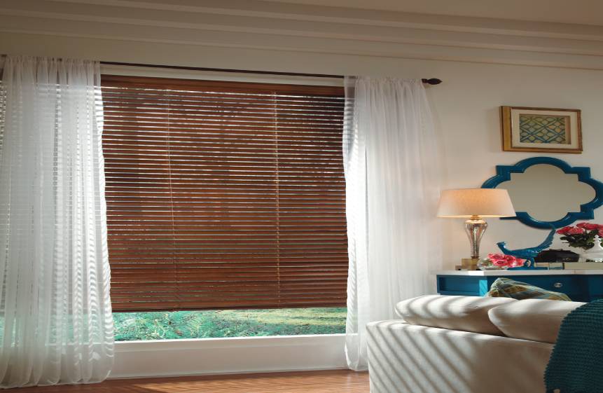 Hunter Douglas Parkland® Wood Blinds — Lakewood Ranch, Florida (FL) classic wood blinds, faux wood blinds