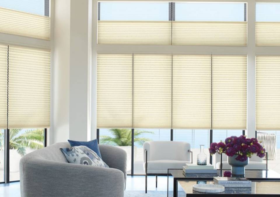 Hunter Douglas Somner® Custom Vertical Blinds Lakewood Ranch, Florida (FL) honeycomb shades, window treatments for skylights