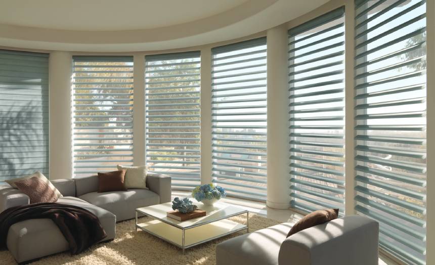 Layering your Window Treatments, Wood Blinds, Window Blinds for Depth near Lakewood Ranch, Florida (FL)