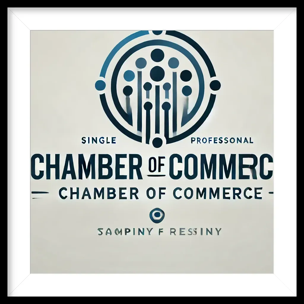 A logo for the chamber of commerce in sampiny fresiny