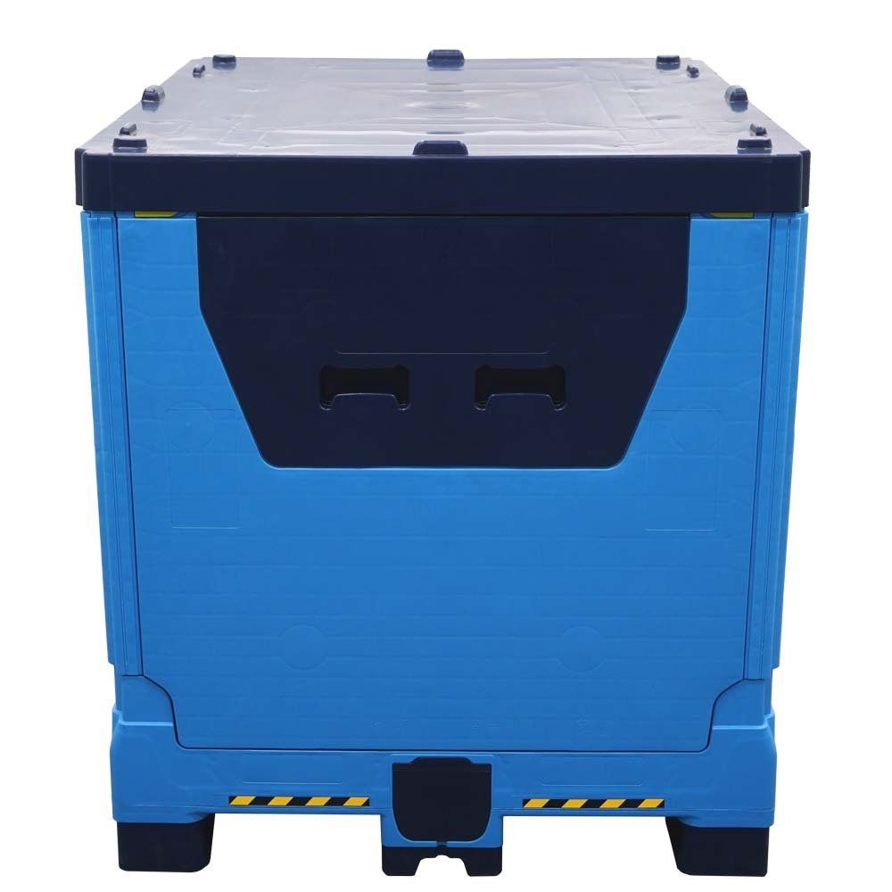 Front view with lid 40x48x45 IBC