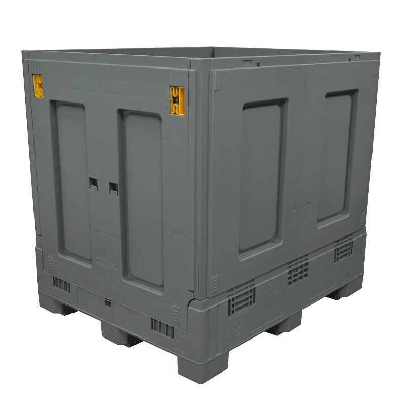 40x48x46 plastic gaylord with steel