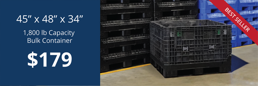 45x48x34 Solid Floor Bulk Containers