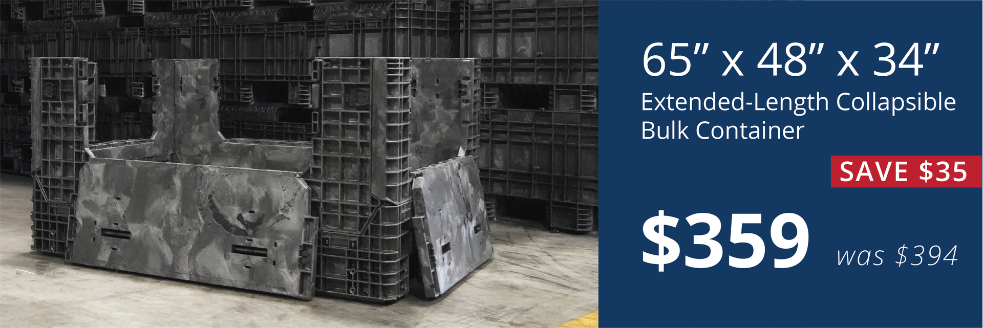65x48x34 bulk container sale