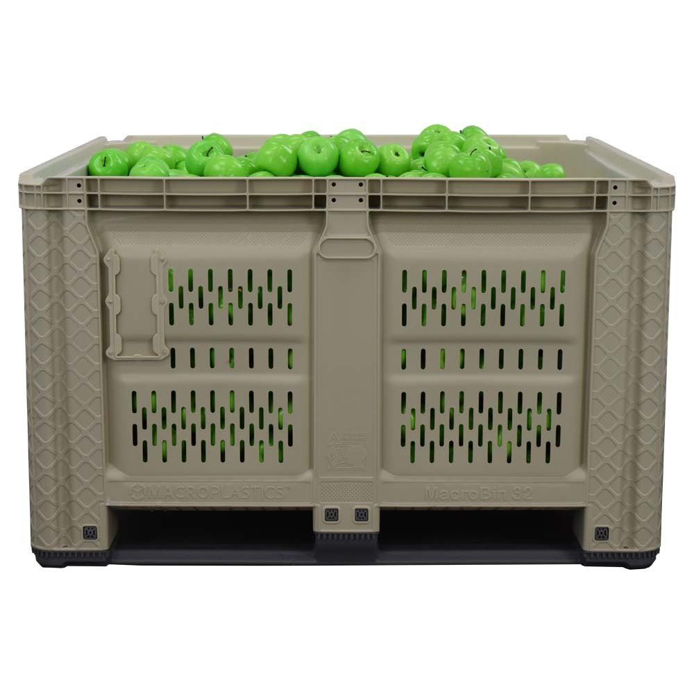 Agriculture vented harvest bin