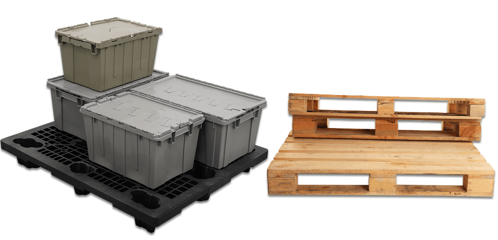 Rackable Plastic Pallet For Cleaning & Sanitary Applications