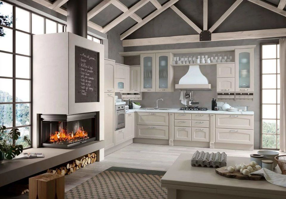 cucina classica bianca