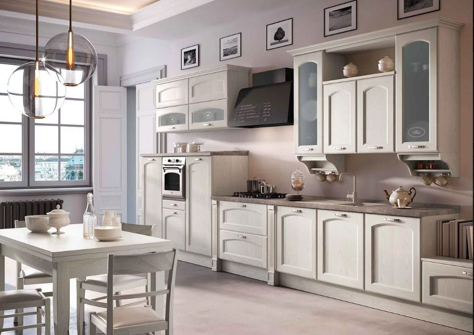 cucina classica beige
