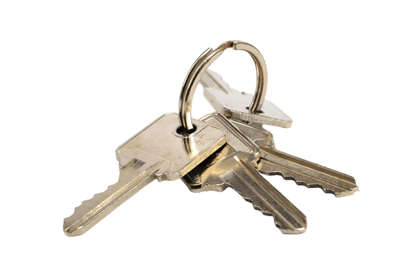 Four Keys With Key Rings — Above & Beyond Locksmiths In  Coomera QLD