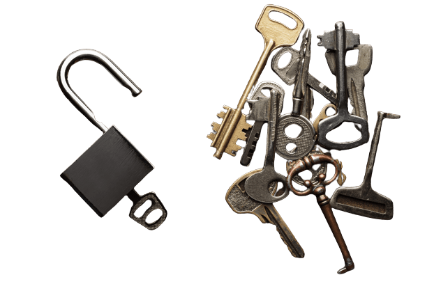 Opened Check-Lock And Different Keys — Above & Beyond Locksmiths In  Coomera QLD