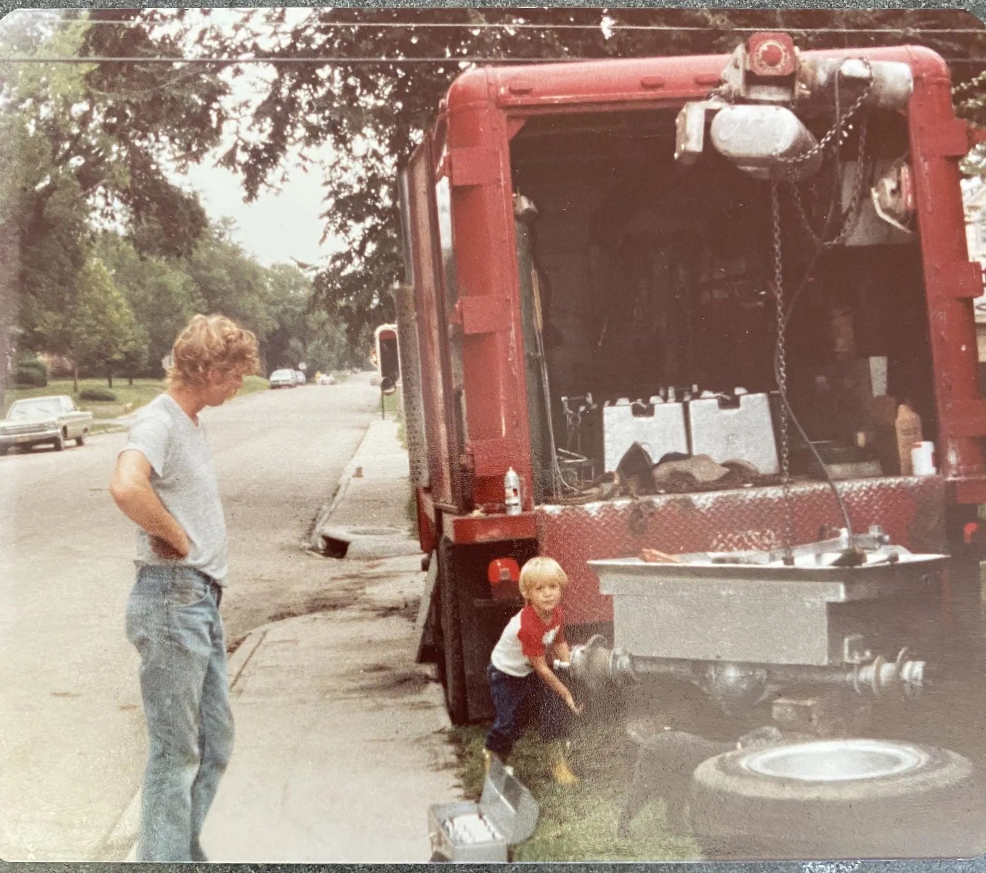 Ted owner of Beatrice Scale Company and his son Tyson
