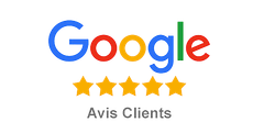 Le logo Google comporte cinq étoiles.