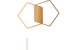 Logo doré et blanc de C5A Avocats et conseils