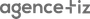 Un logo noir et blanc pour l'agence fiz