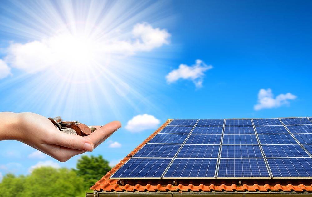 saving from solar panels at home